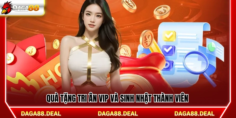 Ưu đãi dành cho VIP và quà mừng sinh nhật hội viên